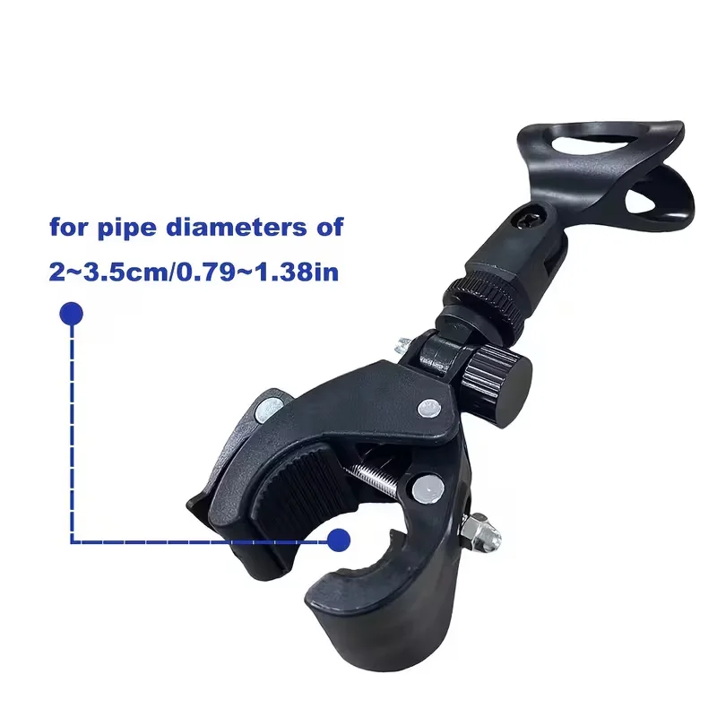 Microphone Crab Clamp Mount 2/4pcs for Mic Stand&Drum Rim 5/8 to 3/8 Thread Adjustable