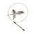 Interactive Bird Simulation Funny Cat Toy Feather Bird with Bell Cat Stick Toy for Kitten Playing Wand Teaser Toy Cat Supplies 