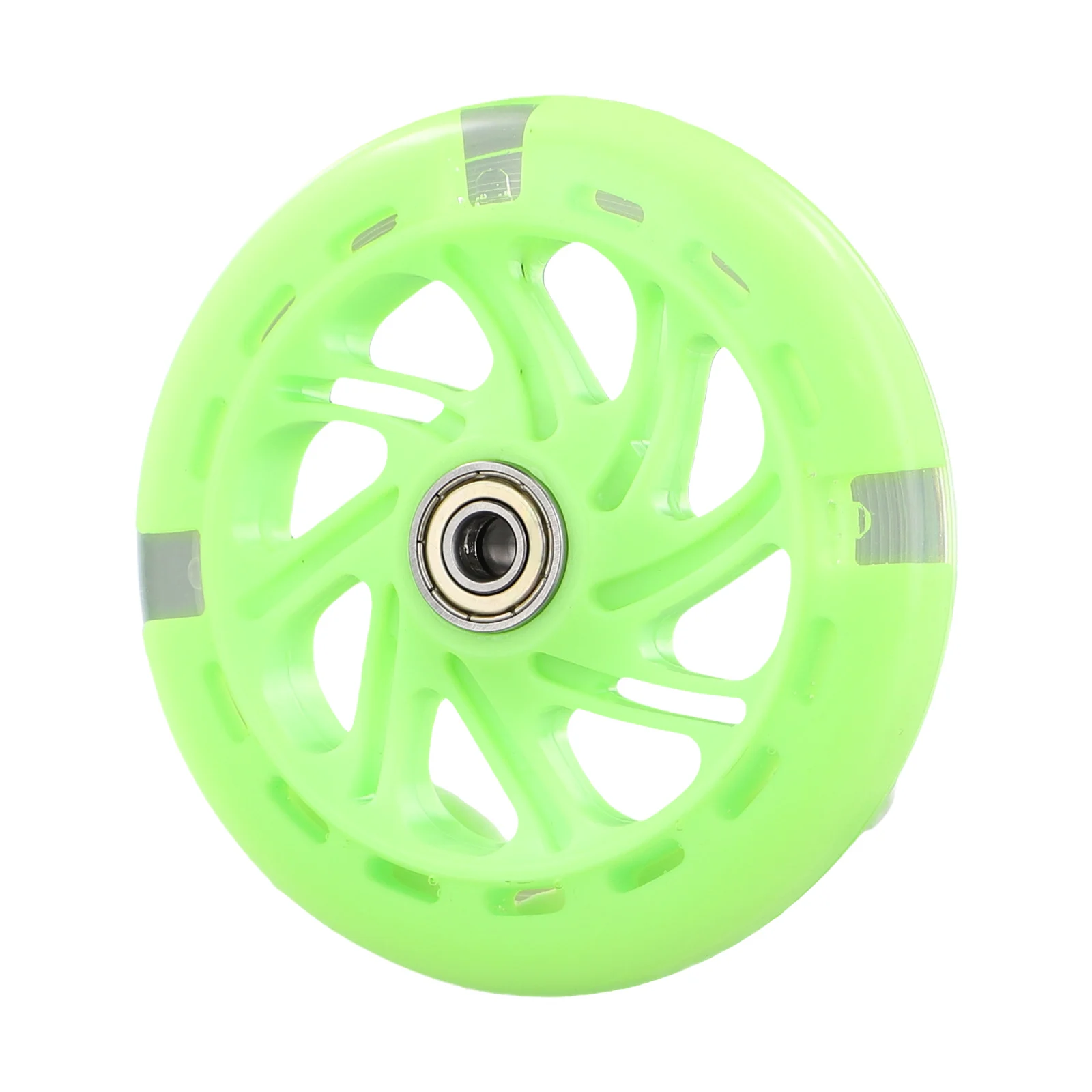 1pc LED-Blitz Rad Blinkende Lichter Zurück Hinten ABEC Für Roller Mini 12x2cm PU Kinder ersetzen Räder Beleuchtung Outdoor Fahrrad Teil – Detail 21
