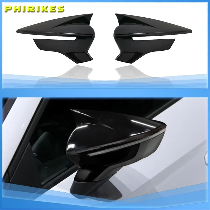 

ABS RearView Mirror Shell Cover Side Mirror Cap For SEAT Leon MK3 5F ST FR Cupra Ibiza Mk5 Arona KJ7 2017-2020 Car Accessories