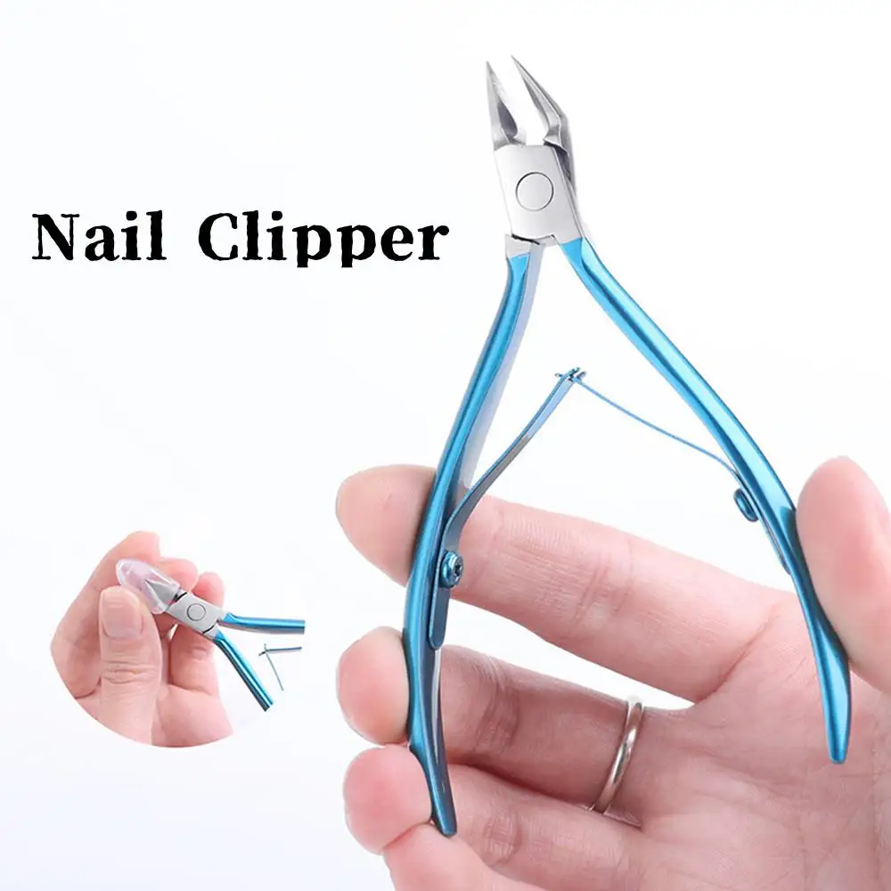 Toe Nail Clippers Nail Correction Thick Ingrown Toenail Nippers Dead Skin Dirt Remover Sharp Curved Blade Tool Nails Care