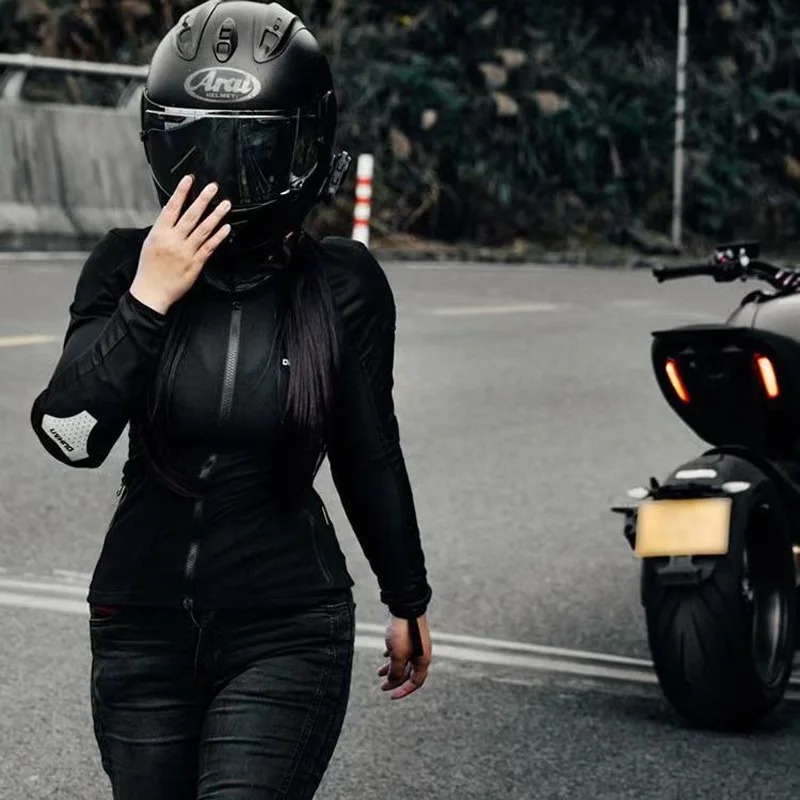DUHAN Summer Ventilation Women Motorcycle Soft Airflow Armor Motocross Body Accessoriest Motorcyclist Protections Jacket Armors
