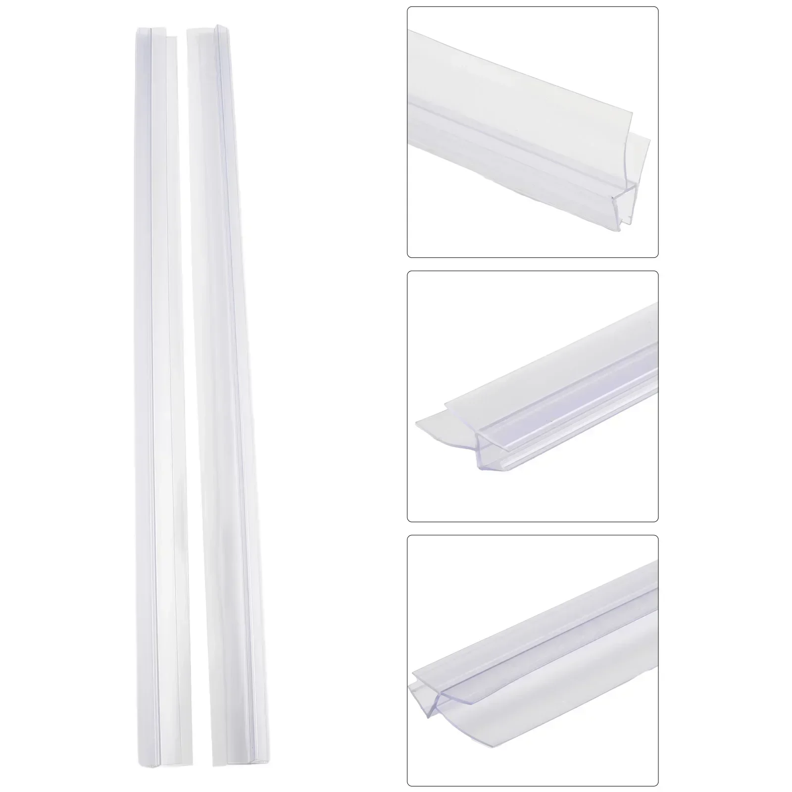Door Sealing Strip Seal Strip Waterproof Shower Screen Seal Bathroom Accessory Door Bath Shower For Glass