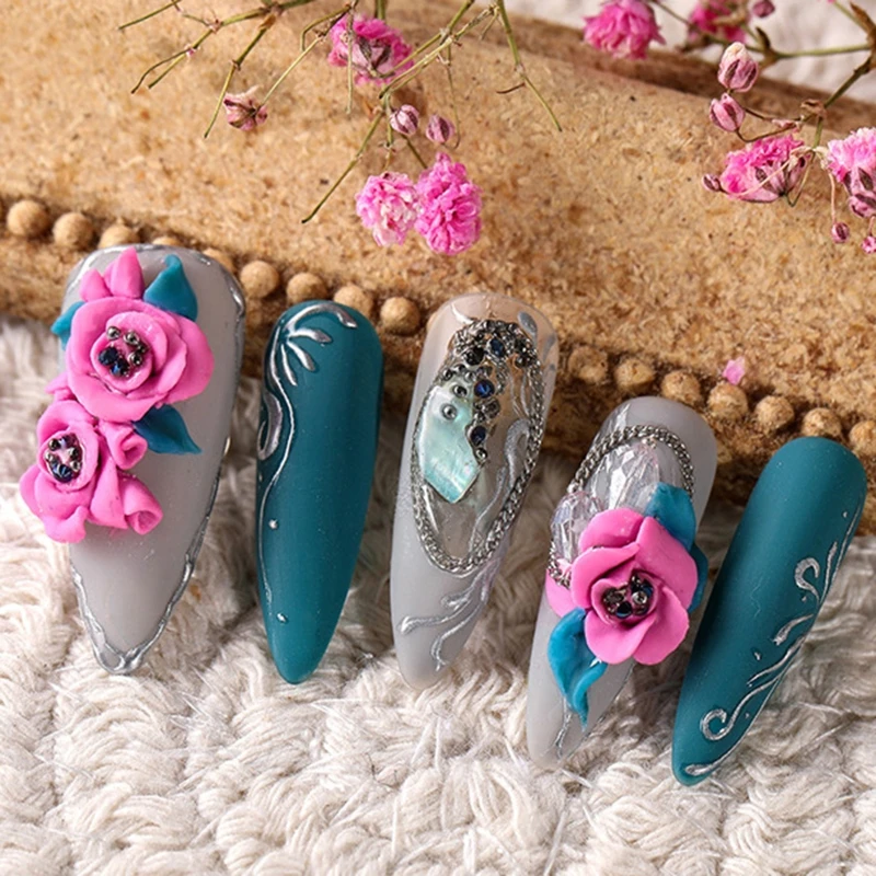 12 Colors/Set 3D Carved Gel Drawing Gel Polish Soak Off