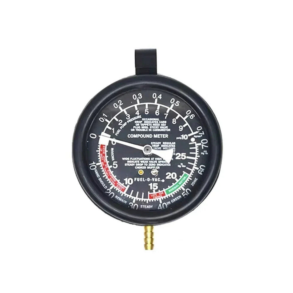 Car Vacuum and Fuel Pump Tester Gauge Kit 9Pcs set for Leak Carburetor Pressure Diagnostics car diagnostic tool car vacuum pump kit