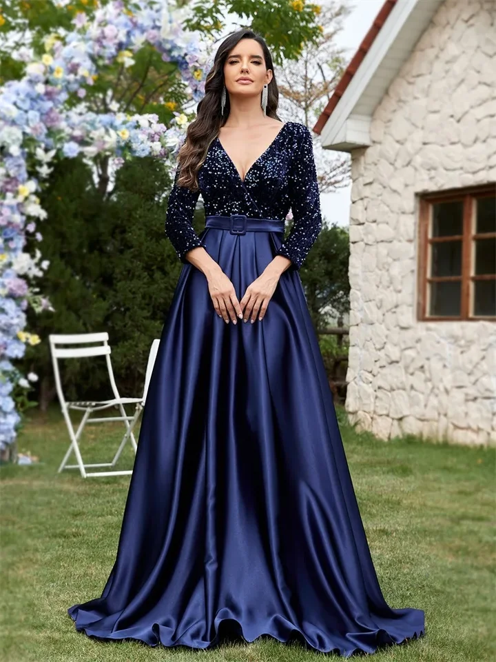 Semi Formal Special Occasion Dresses Amazon Long Sleeve Maxi Maxi Dress  Myer Long Evening Dresses Navy