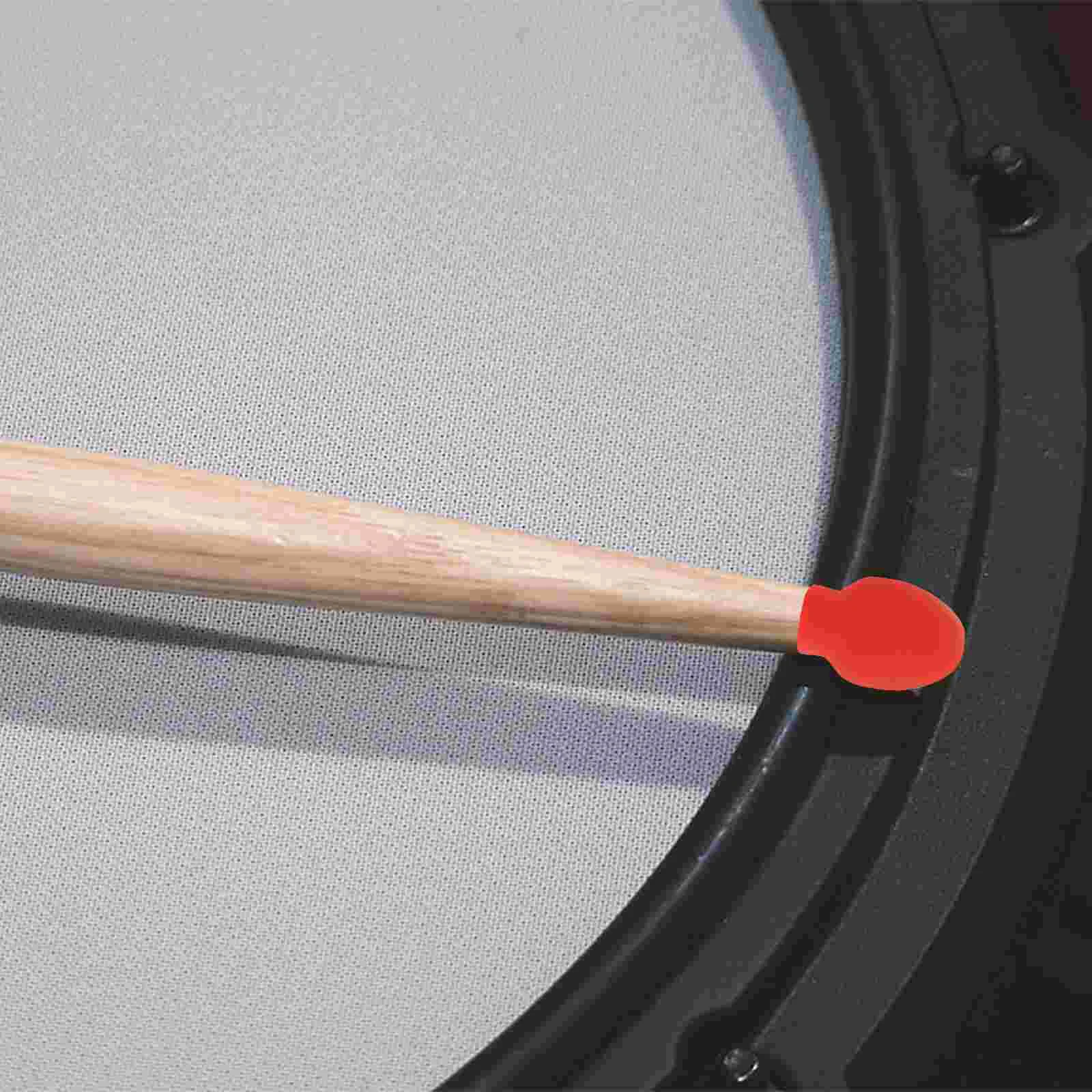 

Drum Stick Practice Tips Replacement Silicone Drumstick Practice Tip Drum Dampener Percussion Instruments Accessory
