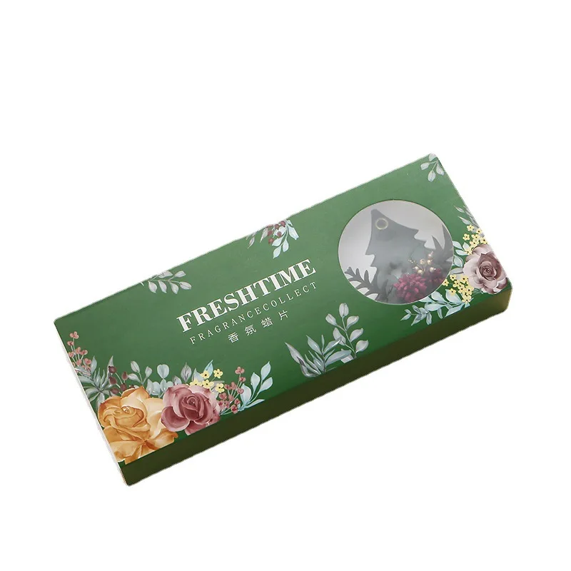 3Pcs Aromatherapy Wax Tablets Wardrobe Bedroom Air Freshener Fragrance Tablets Dried Flower Pendants Christmas Wedding Gift Box