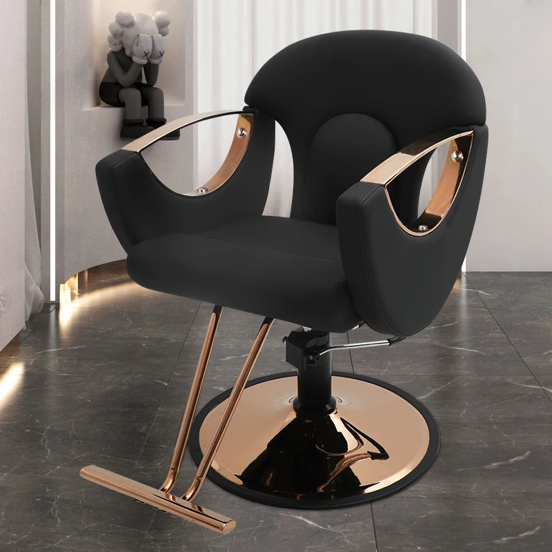Hairstylist Haircut Barber Chairs Stool Fashion Hot Dyeing Hairdressing Dedicated Barber Chair Chaise Coiffeuse Furniture QF50BC