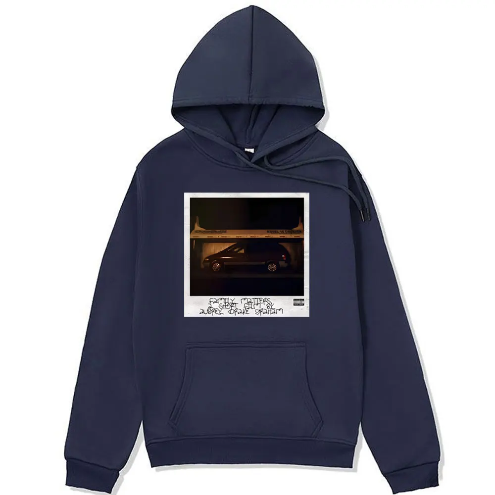 Rapper Drake Family Matters Hip Hop Hoodies Fashion Casual Oversized Sweatshirts Male Fall and Winter Fleece Pullover Hoodie Men