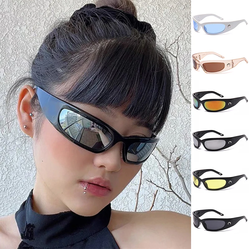 Resin Y2k Glasses Tiktok Y2k Sports Sunglasses Y2k Glasses Vintage