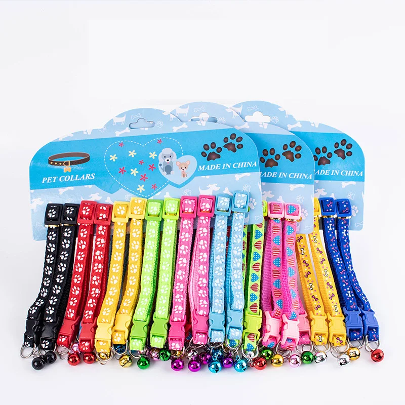 Collier Cote D'Amour Pour Petit Chien/chat - 24,5cm - Grelot Anti-déchirure