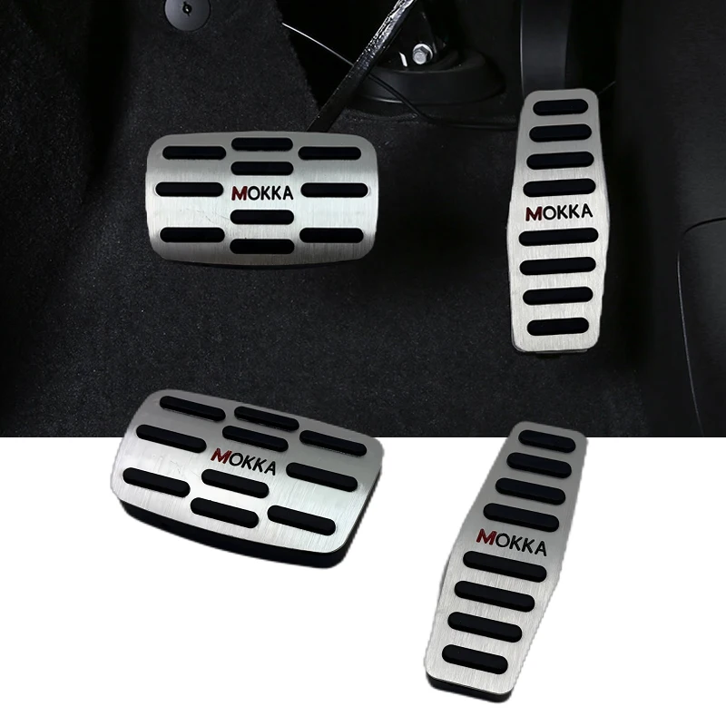 Car Aluminum Alloy Gas Accelerator Brake Pedal For Opel Mokka 2012 2013 2014 2015 Accessories