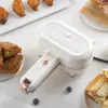 Sandwich Maker Bread Hot Dog Toaster Spill Proof Sandwich Making Machine Double Sided Non Stick for Home Kitchen 2