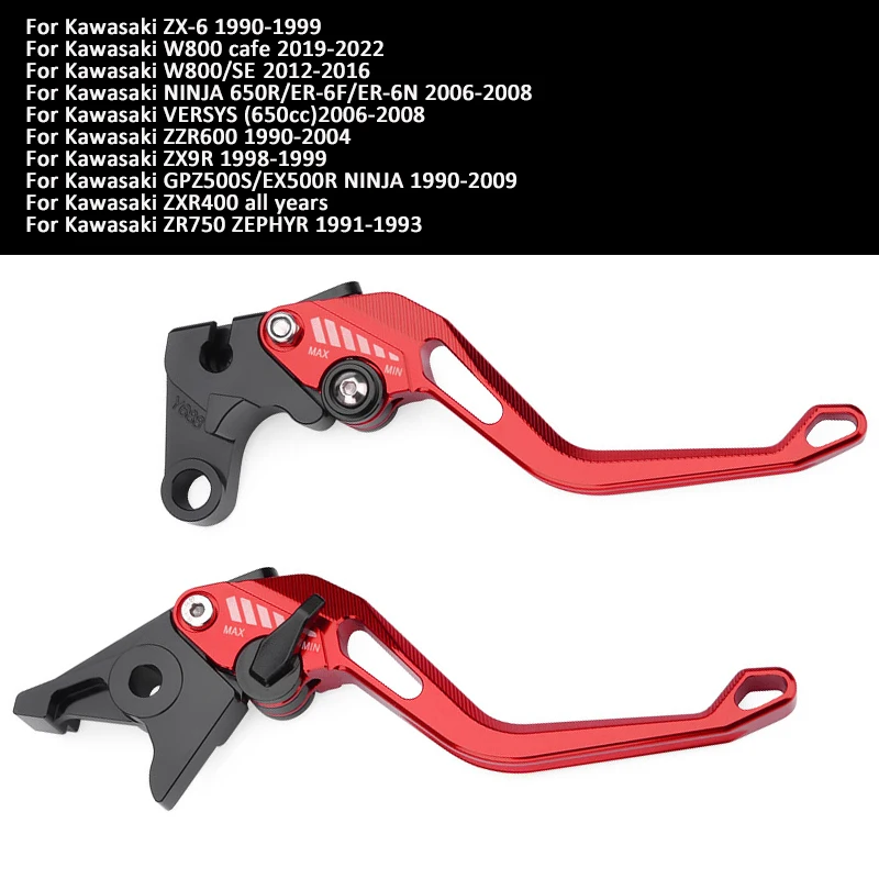 

Рычаг сцепления тормоза для Kawasaki ZX-6 W800 cafe SE NINJA 650R ER-6F ER 6F 6N VERSYS 650cc ZZR600 ZX9R GPZ500S EX500R