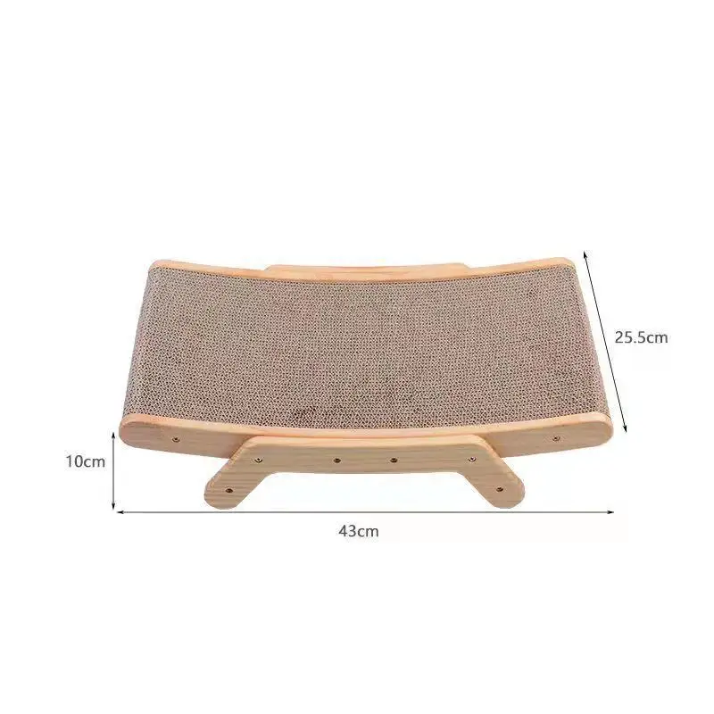 Cat scratch bed