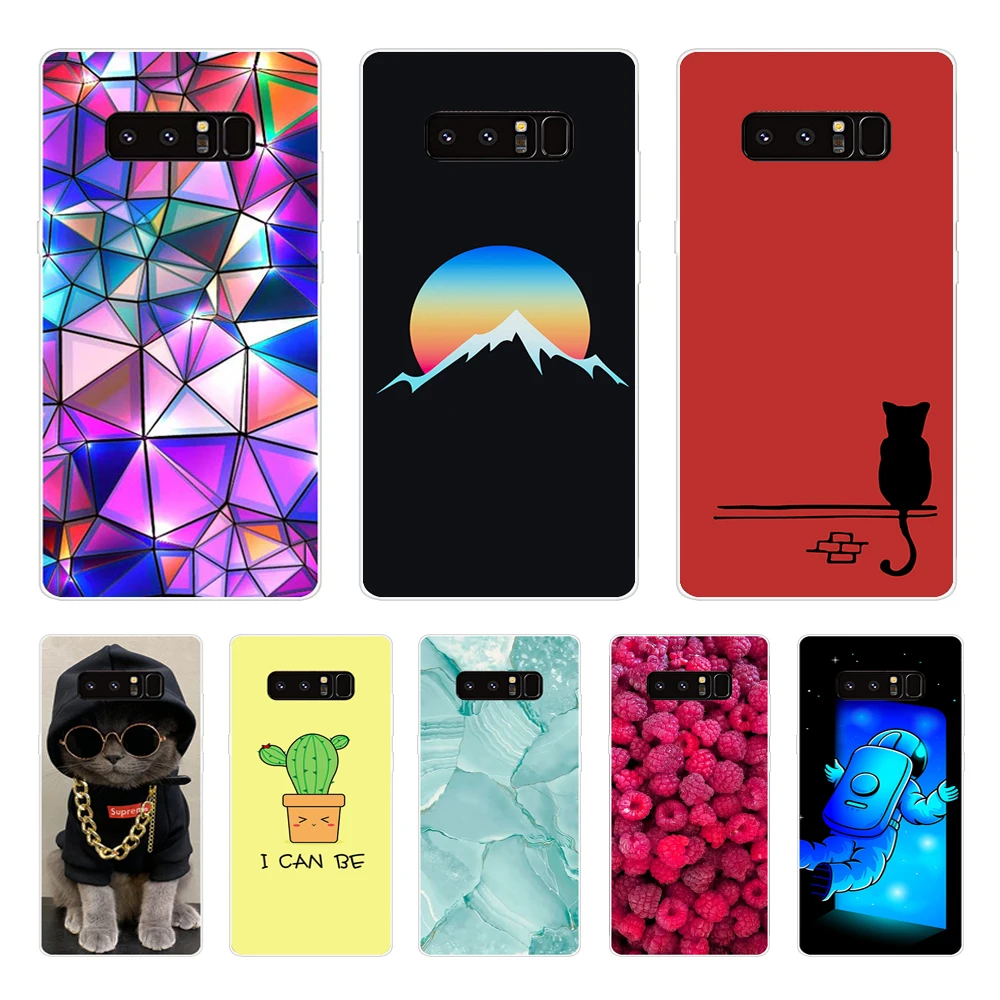 Soft Tpu Silicone Cases For Samsung Galaxy Note 8 Cover For Samsung Note 8 Phone Cases