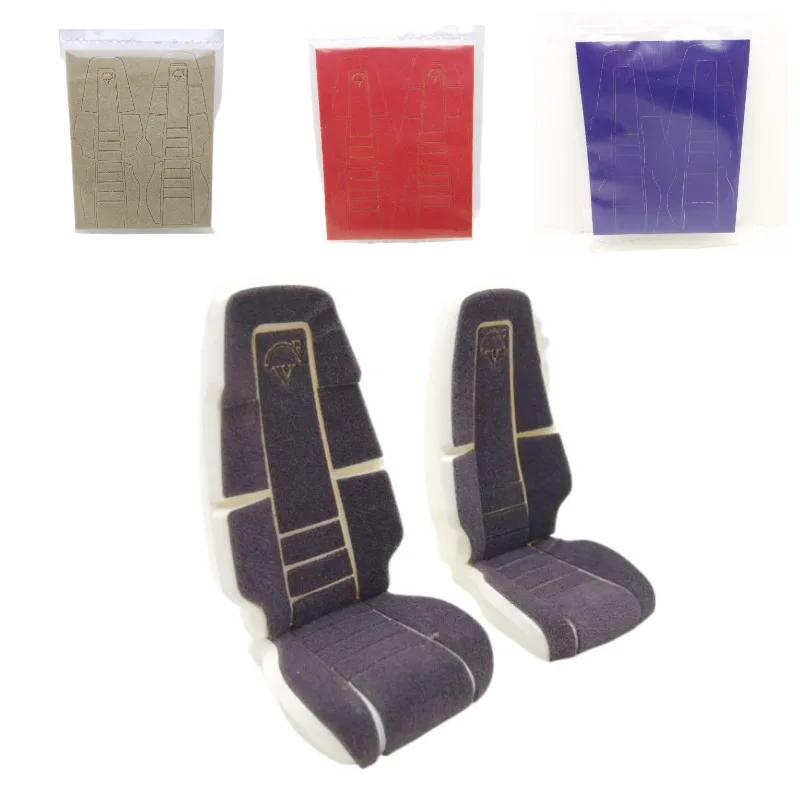 1 Paio Di Adesivi Per Sedili Per Il 1/14 Tamiya Rc Truck Volvo 56360 56362 Rc Tractor Cars Tamiya Lesu Accessori