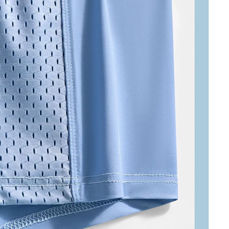 1pc Mens Boxers Shorts Ice Silk Men Panties Seamless Sexy Underwear Man Underpants Panties Male Antibacterial Breathable Briefs 5