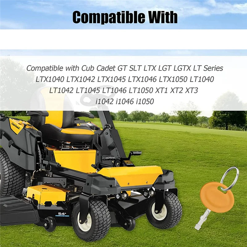 Lawn Mower Starter Keys for Cub Cadet XT1 ZT1 LT LTX Troy Bilt Lawn Mower MTD Mower Replace 925-2054A 925-1745A,5-Pack 4