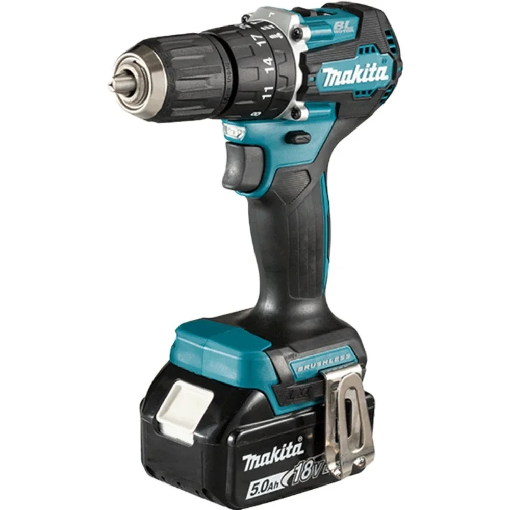 Makita 충전식 브러시리스 드라이버, 임팩트 전동 드릴, 무선 공구, DHP487, 10mm, 18V 리튬 이온 LXT 드라이버