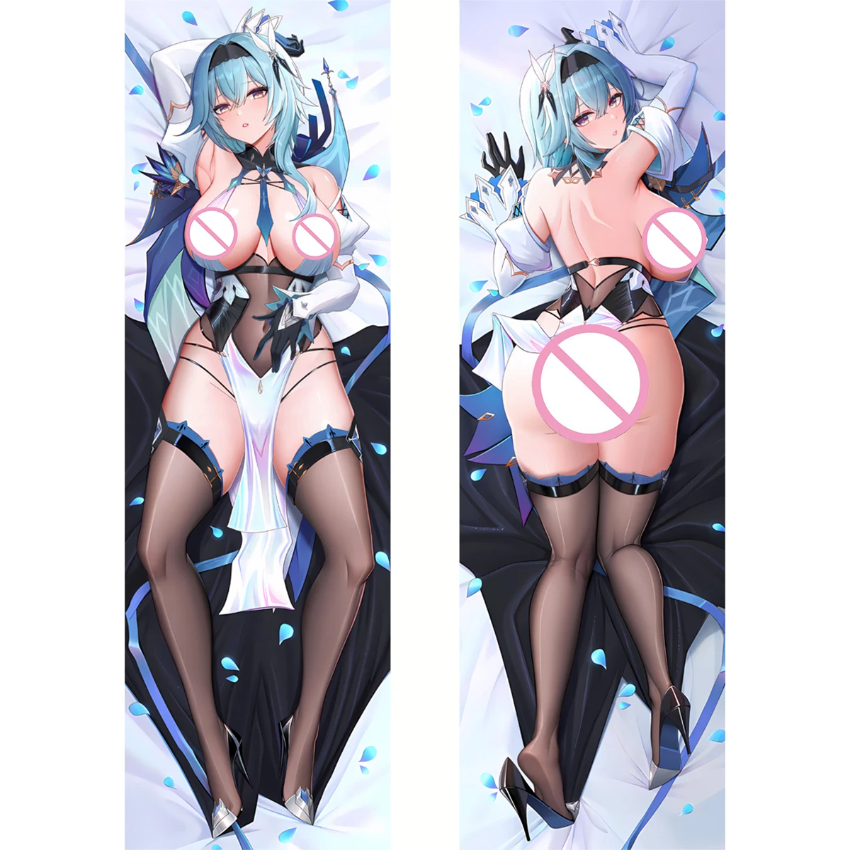 

Eula Genshin Impact Dakimakura Body Pillow Cushion Cover Printed Anime Decorative Throw Long Pillowcase
