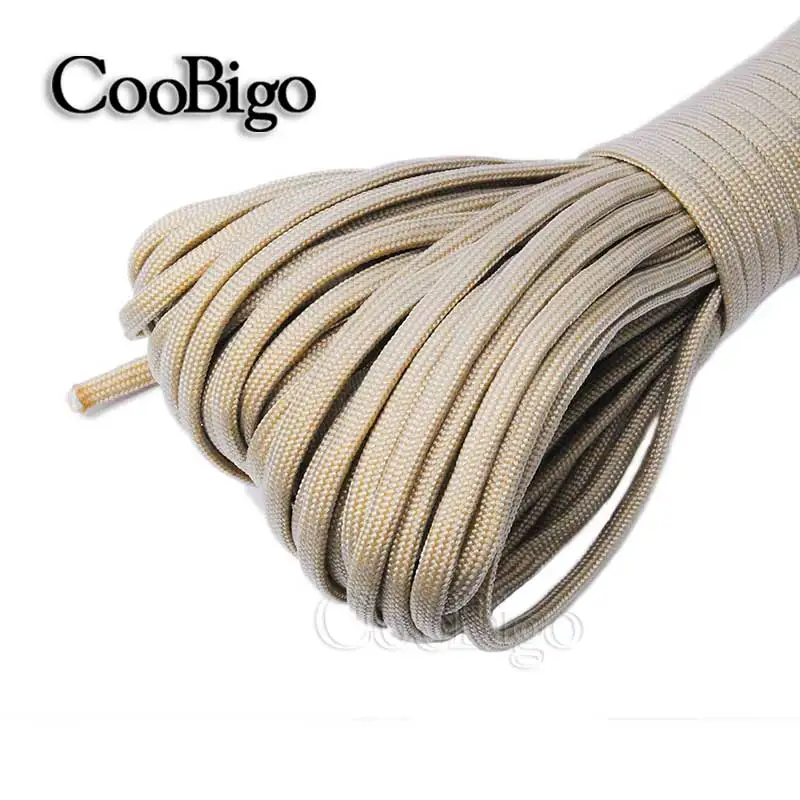 Durable 4mm Solid Color Parachute Cord for DIY Craft and Bracelet Making