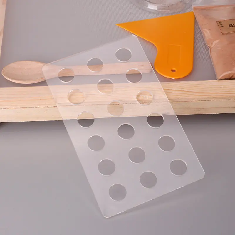 18 Holes Round Plum Blossoms Shape Incense Piece Mold Supplies DIY Hand-made Tools Car Electronic