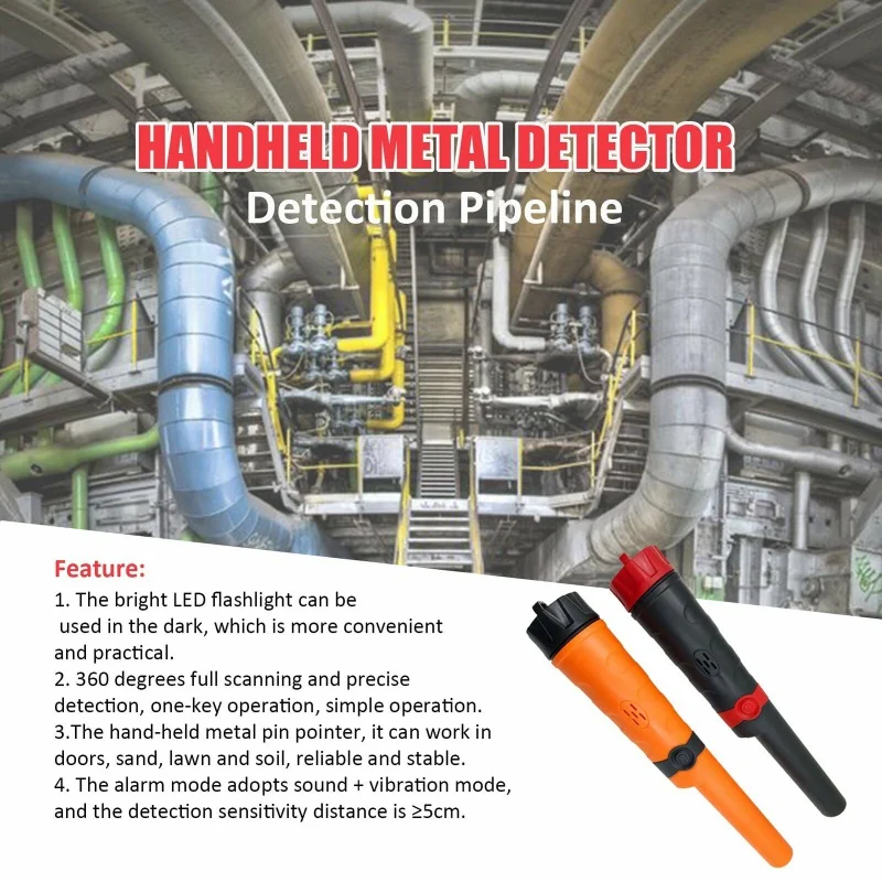 

MD970 Waterproof Metal Detector Search Treasure Pinpointing Finder Probe for Locating Gold Coin Silver Jewelry