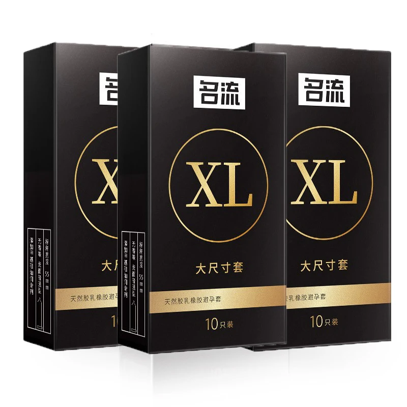 PERSONAGE 55mm Condoms 30/20 Pcs Large Plus Size Big Condones Big Penis Sleeve Natural Latex Contraception Adult Sex Toys