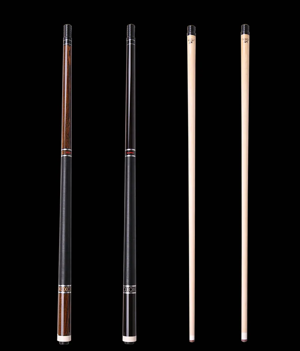 Cupa 1/2 아메리칸 스타일 샌들 당구 큐 스틱 세트, 58 인치, 11.75mm, 12.75mm