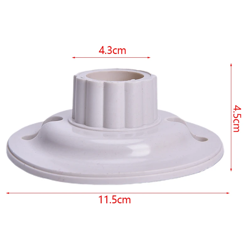 Description Picture 6 of itemE27 LED Light Bulb Holder Round Socket E27 Base Hanging Lamp Socket Screw Base