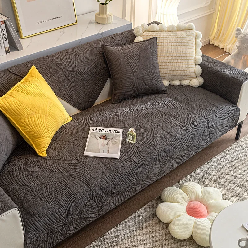 Nordic Simple Cotton Sofa Cushion Four Seasons Universal Non-Slip Cotton Cushion Sofa Cover Cover Towel Cover Cloth Cushion 5