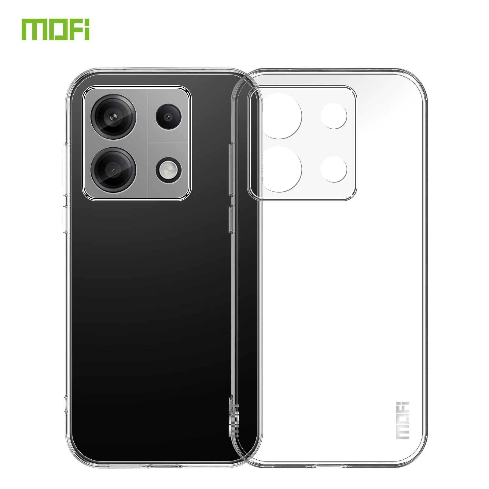 Per Xiaomi Poco M6 Pro 4G Custodia Mofi Ultra Sottile Morbido Tpu Cover Posteriore Trasparente Custodie Per Xiaomi Poco M6 Pro 4G