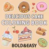Food Drinks and Desserts Coloring Book for Adults and Kids Easy to Color Designs 40 Pages Fun Gifts for Parties and Exchanges 1
