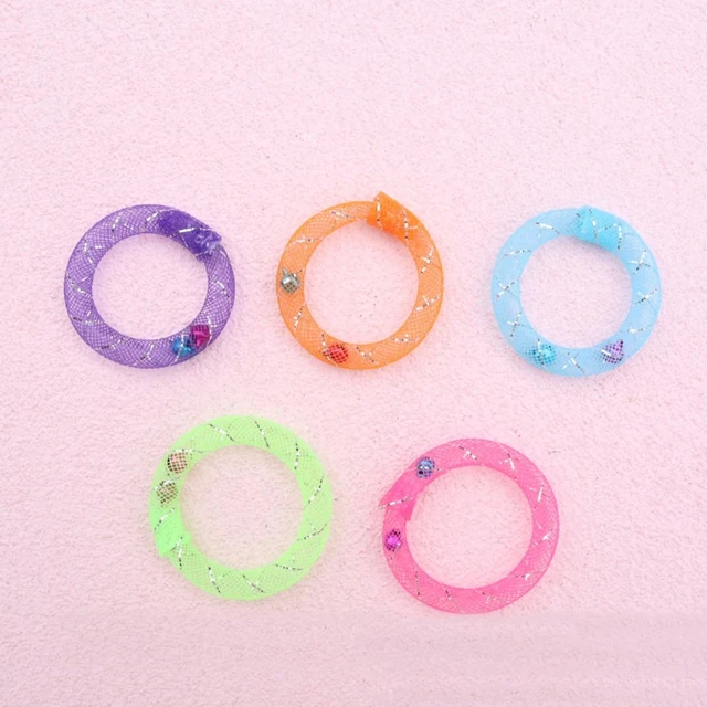5pcs Donut Bell Sounds Cat Toy Interactive Grid Tube Pet Toys 5pcs Donut Bell Sounds Cat Toy Interactive Grid Tube Pet Toys