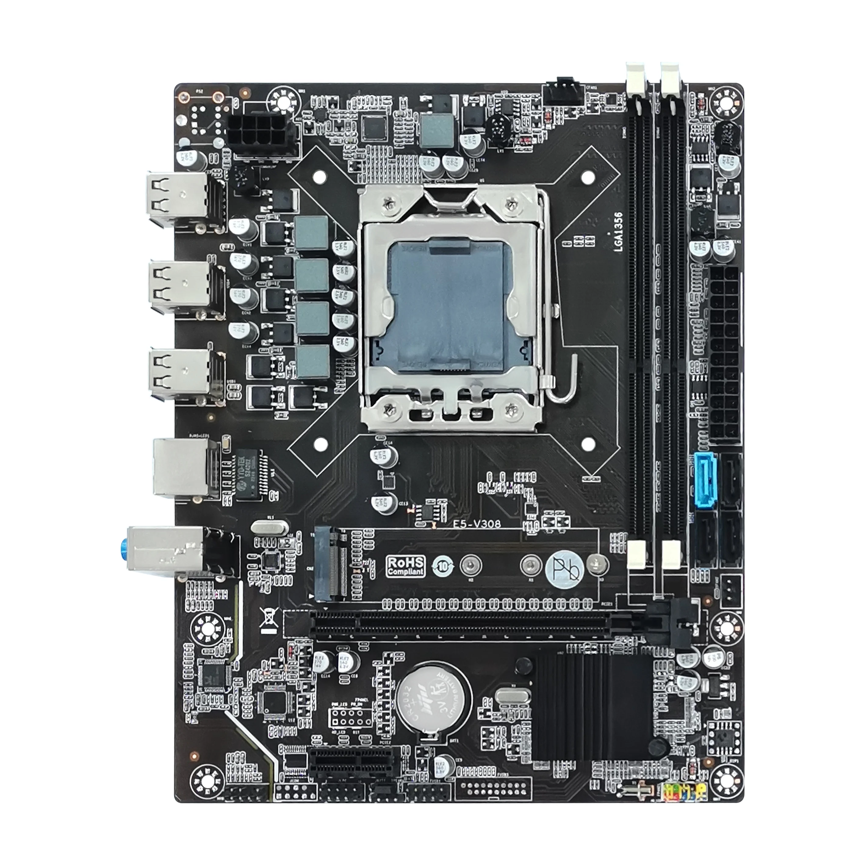 Atermiter X79 -1356 마더 보드 세트 Xeon LGA 1356 E5 2420 V2 Cpu 2pcs x 8GB = 16GB ECC REG 메모리 RAM PC3 12800 1600MHz DDR3