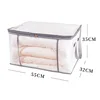 Transparent PVC Quilt Storage Bag Moving Luggage Packing Bag, Extra Large Capacity Clothes Quilts Storage Organizing Bag 6