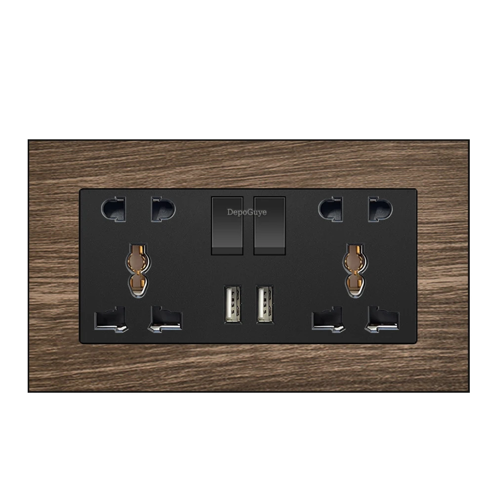 Dual 5Pin-AA-Wood