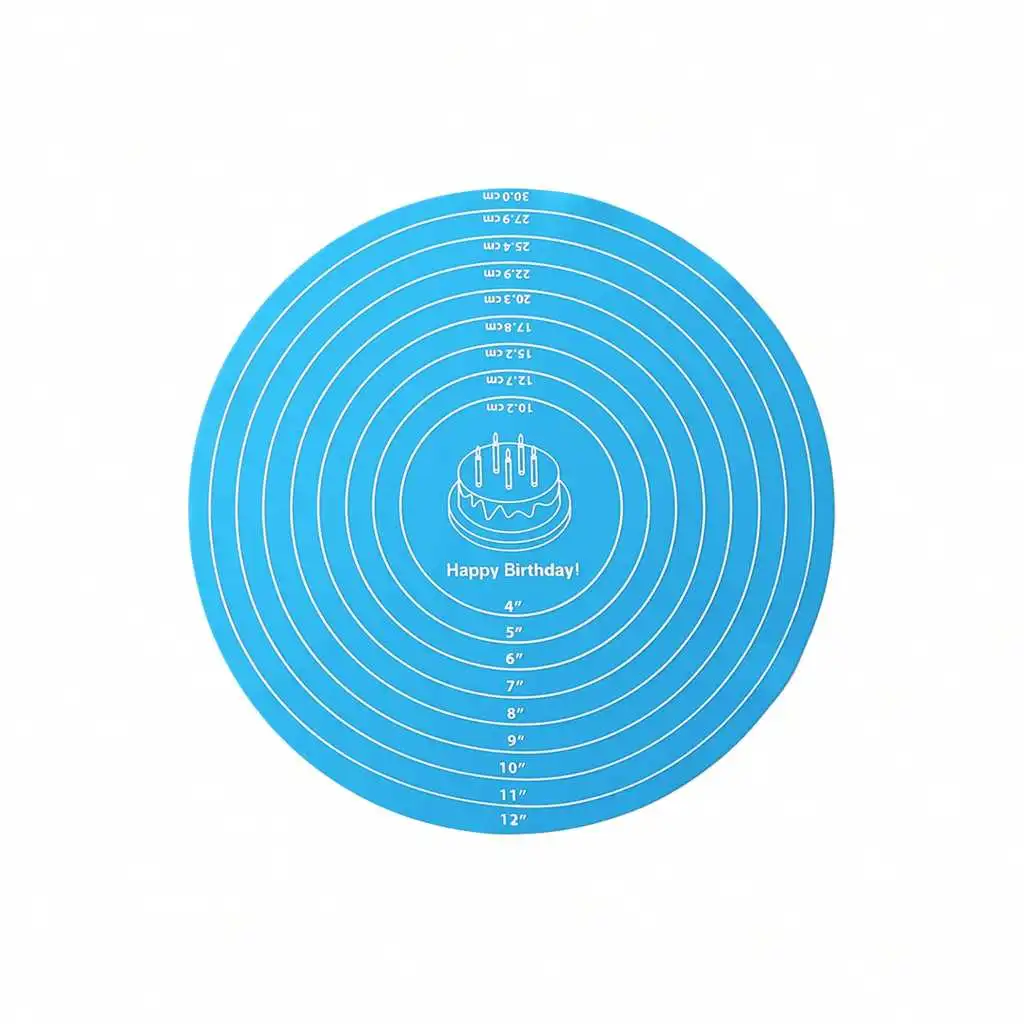 Silicone Non-Stick Baking and Pastry Mat with Measurement Guide