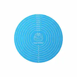 Silicone Non - Stick Baking and Pastry Mat with Measurement Guide - Round (UI - 1)