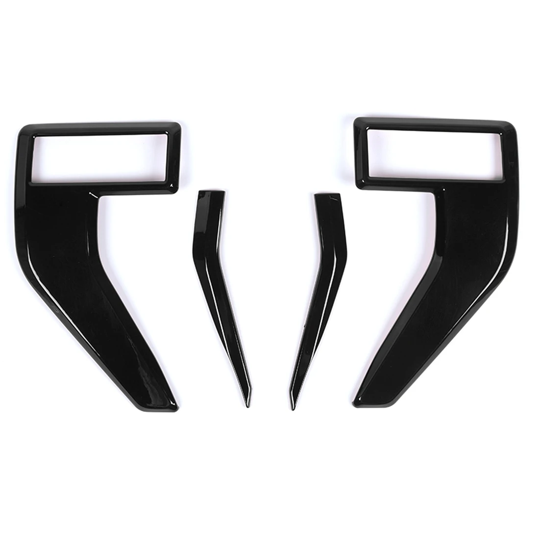 

Car Side Vent Fender Badge Emblem Cover Trims Decorative for Ford F150 F-150 2021 2022 Accessories , Black