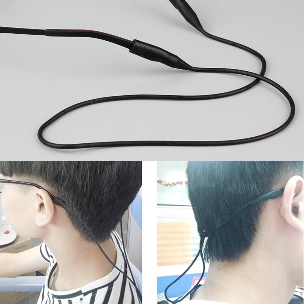 

1 PC Adjustable Elastic Silicone Eyeglasses Straps Sunglasses Chain Sports Anti-Slip String Glasses Ropes Band Cord Holder