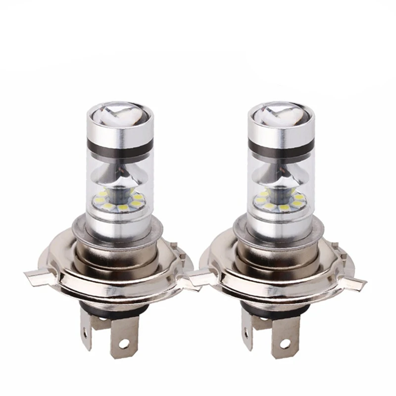 

2pcs H4 LED Bulb White Car Motorcycle Headlight High Power 8000K Fog Light Driving Bulb 1800LM Headlight Bulb for Car Truck