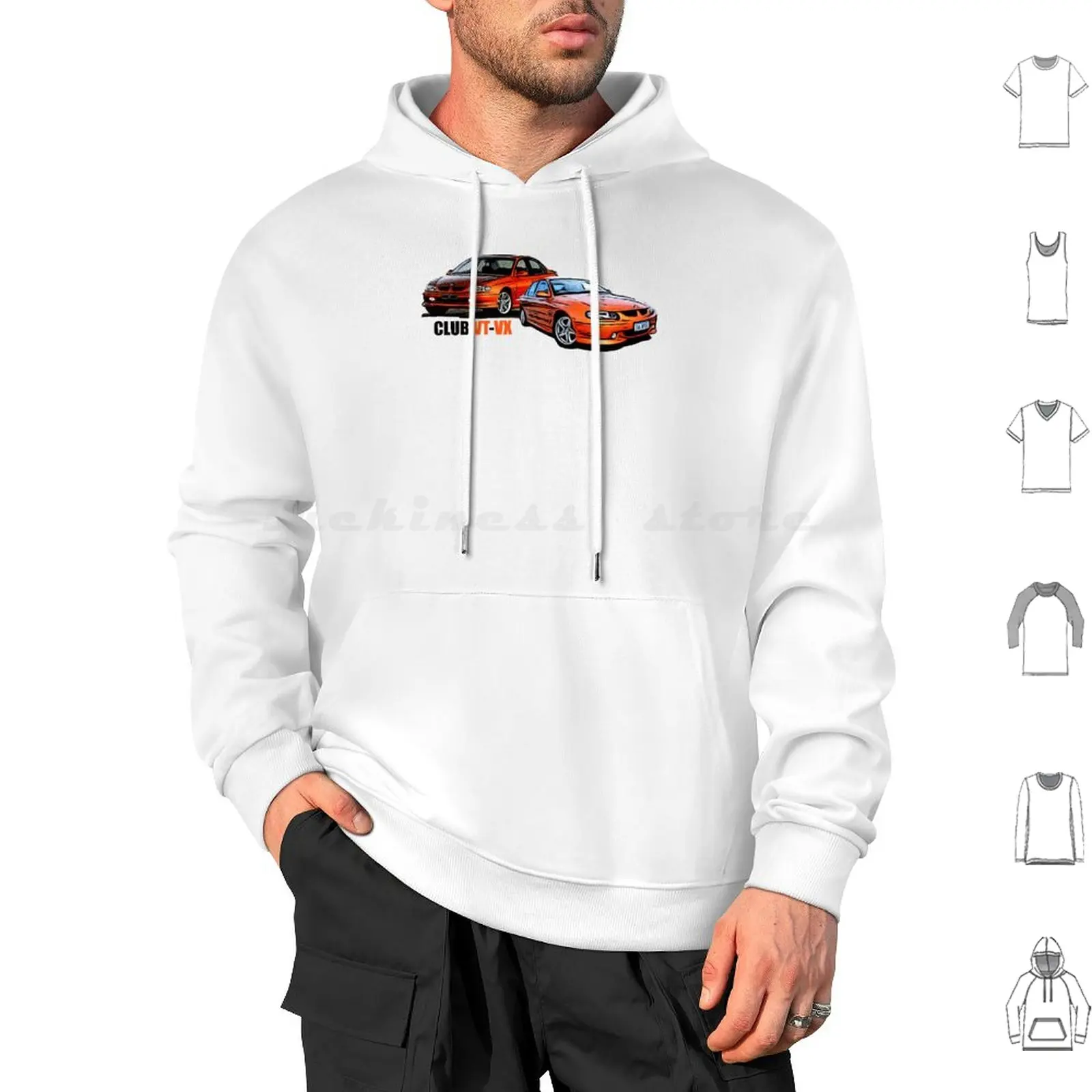 

Club Vt-Vx Orange Hoodies Long Sleeve Club Vt Vx Holden Commodore Australia Car Vehicle