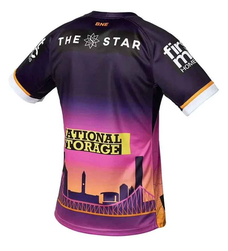 Brisbane Broncos Jerseys Maru NRL Short Sleeve T-Shirt Men's Women's Tshirt Children's Tees Tops Unisex Clothing 2025 2