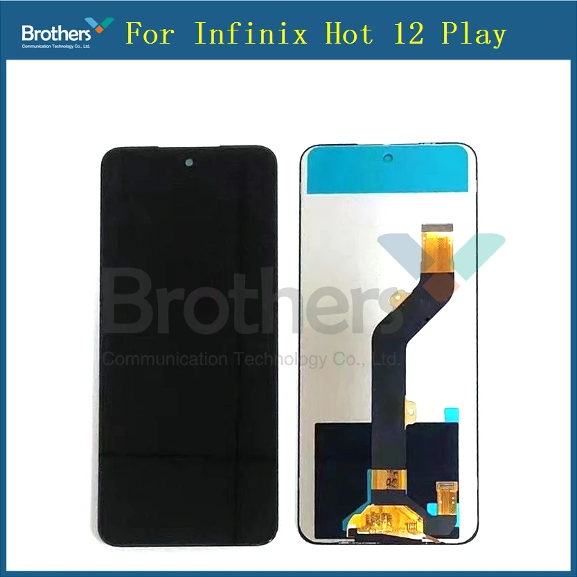

6.82" Original LCD For Infinix Hot 12 Play X6816 LCD Display Screen+Touch Panel Digitizer For Infinix Hot 12 Play X6817 Display