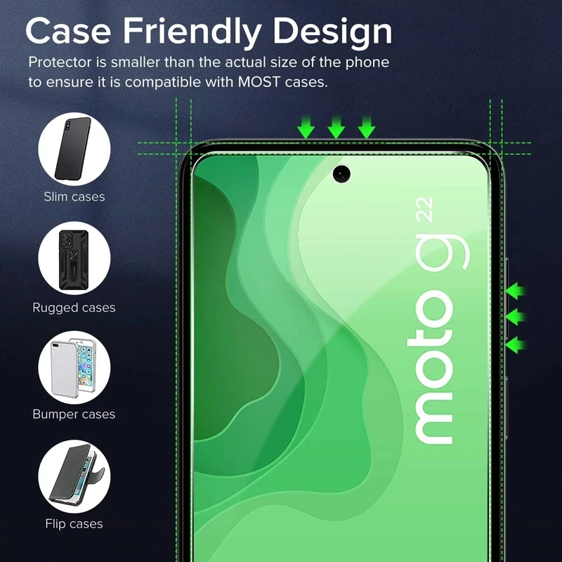 Premium 5-Pack Tempered Glass Screen Protectors