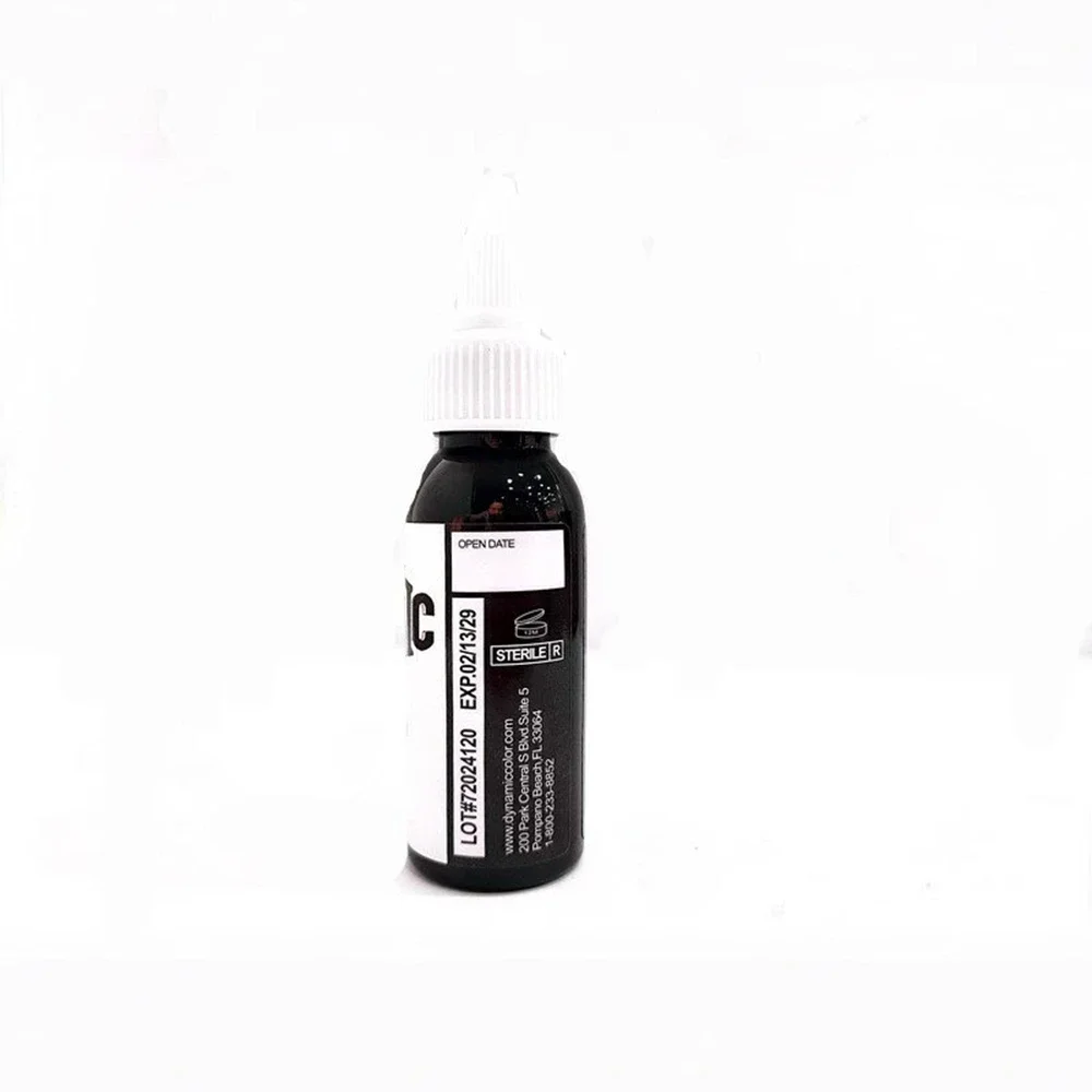Inchiostro per Tatuaggi Triple Black Pigment 1oz (30ml), Pigmento per Disegno Corporeo, Nero Naturale per Trucco Permanente - immagine 4
