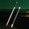 Wild Hunt Weapon Geralt Aerondight Steel Sword 22cm Game Peripheral Medieval Metal Ornament Weapon Model Gifts Toys for Boys 2